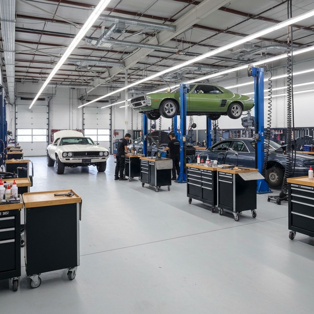 Profesionálne vybavenie autoservisu